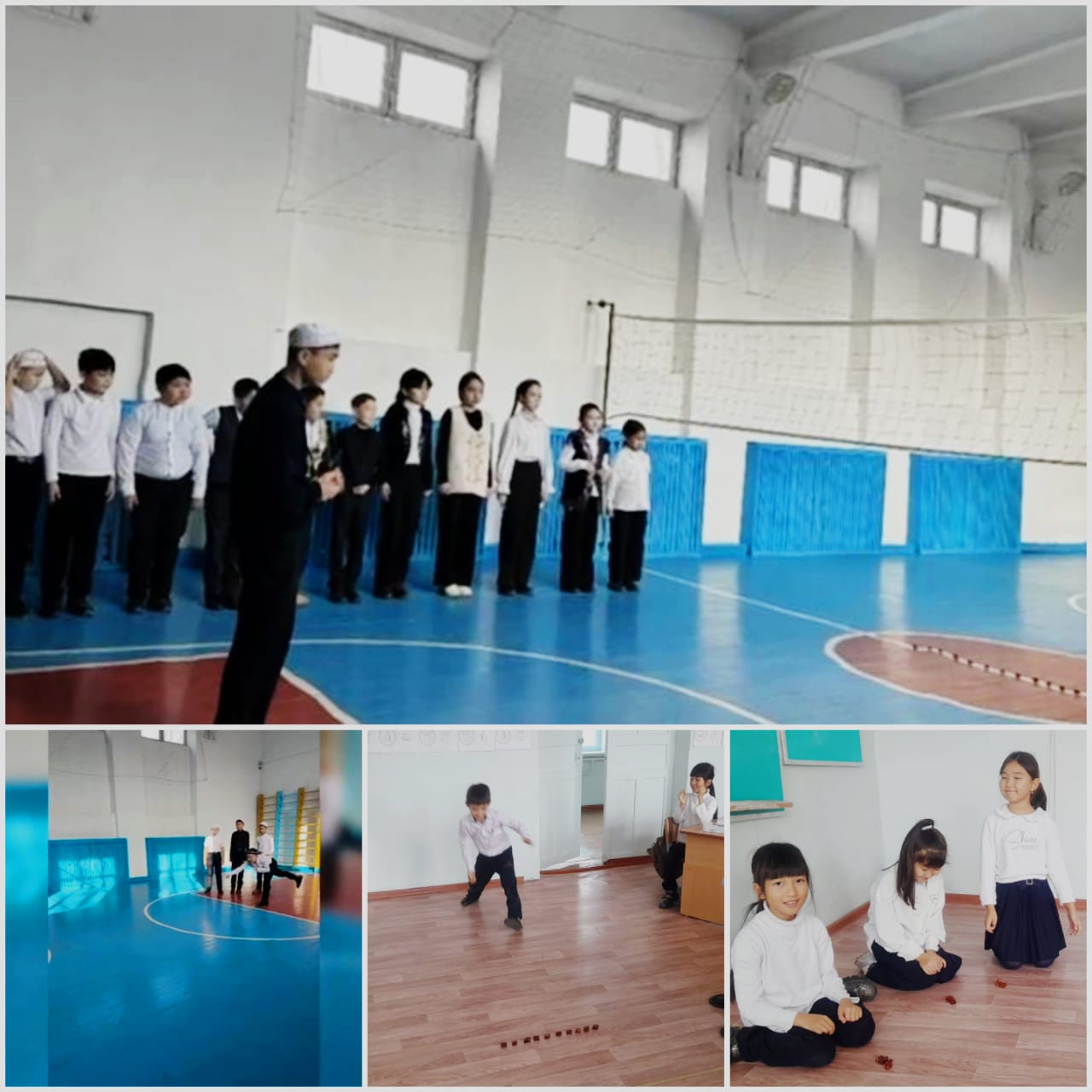 "Төрт тоқсан-төрт өнер" атты ұлттық мәдени-ағартушылық жоба негізінде мектеп оқушылары "Бес асық" және "Бес табан" челленджіне қатысты